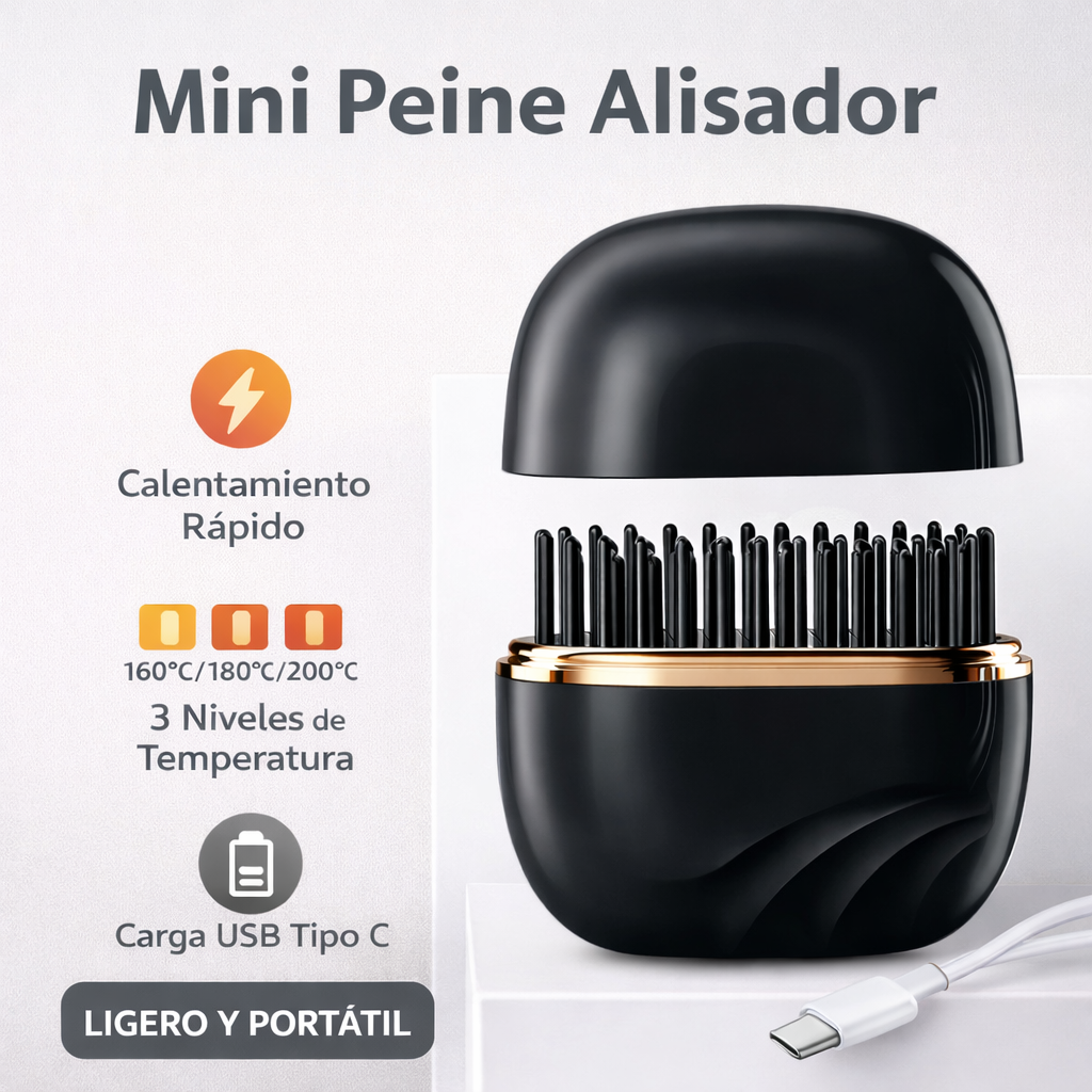 Mini peine alisador