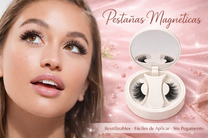 Pestañas Magnéticas reutilizables - 50+ Usos!