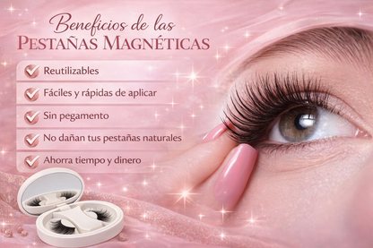 Pestañas Magnéticas reutilizables - 50+ Usos!