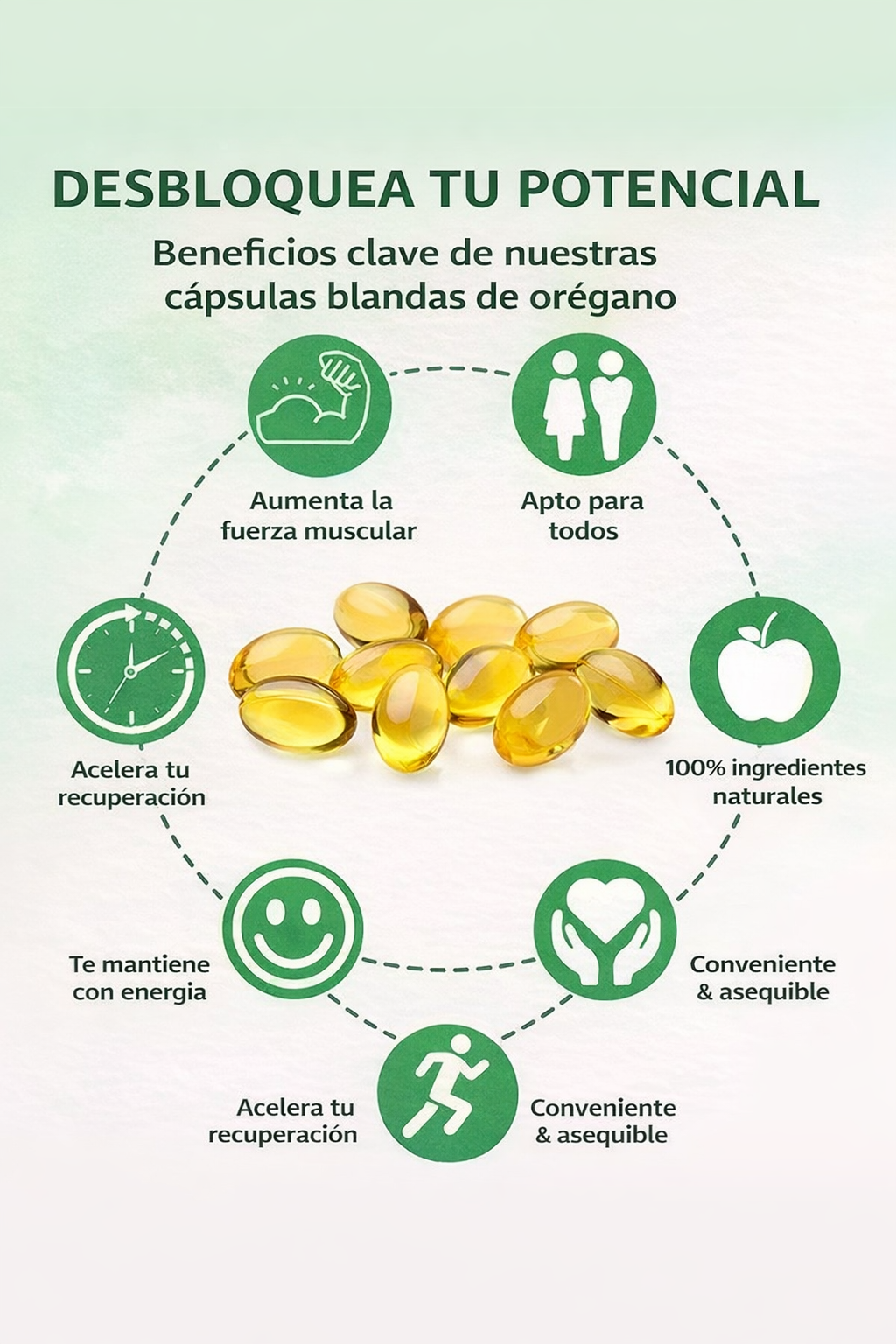 Aceite de orégano x 60 cápsulas blandas