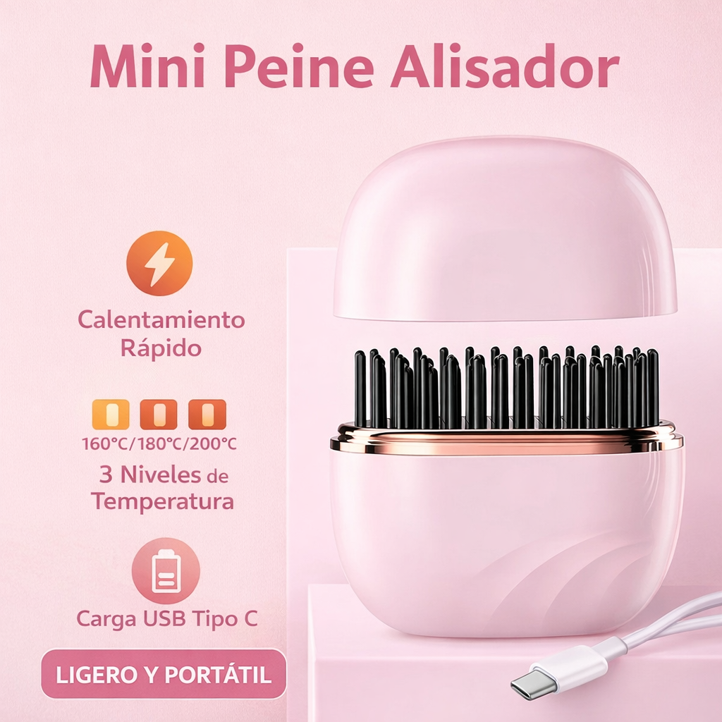 Mini peine alisador
